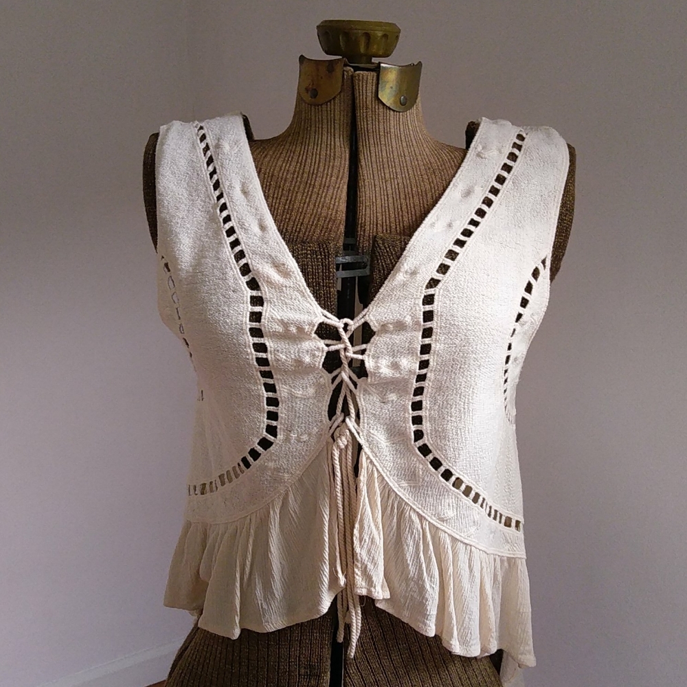 Surf Gypsy Boho Crochet Top